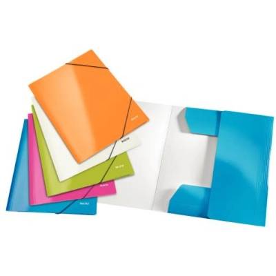 Leitz Гумена папка leitz металик бял 39820001 (39820001)