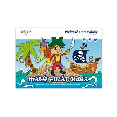 Malý pirát Kuba Pirátske omaľovánky