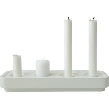 Born in Sweden Свещник Stumpastaken Long бял алуминий (7340175-10)