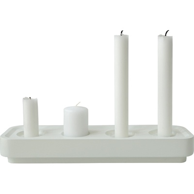 Born in Sweden Свещник Stumpastaken Long бял алуминий (7340175-10)