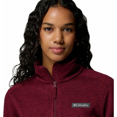 Columbia Sweater Weather Full Zip 2 Rich Wine Heather