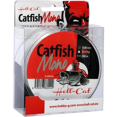 Hell-Cat Catfish Mono Clear 300 m 0,50 mm