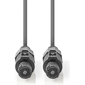 Nedis Кабел за високоговорители Nedis COTG16000GY100 с конектори speakon, 10 м (COTG16000GY100)