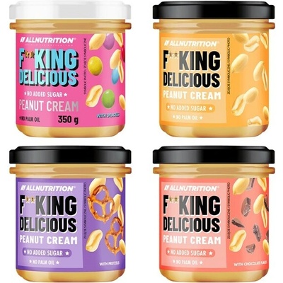 Allnutritio Fitking Delicious Peanut Cream Krém z lieskových orieškov 350 g