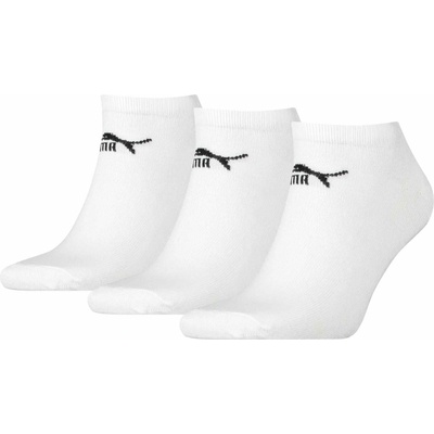 Puma PONOŽKY 3 PÁRY čierna biela