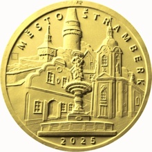 ČNB Zlatá mince 5000 Kč Štramberk 2025 Proof 1/2 oz