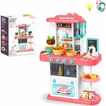 EmonaMall Детска кухня с мивка, пара и аспиратор (72см) EmonaMall - Код W4360 (W4360-200514409-6952005144095)