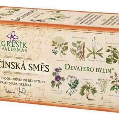 Grešík Devatero bylin Děčínská směs čaj 20 x 1 g
