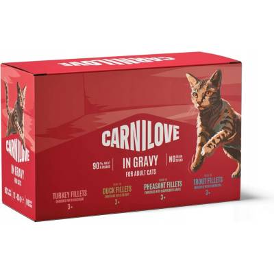 Carnilove Multipack Mix Chutí v omáčce 85 g 12 ks
