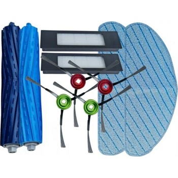 NipponCEC Ecovacs Deebot T9 Aivi sada kartáčů, bočních kartáčků a HEPA filtrů 10 ks