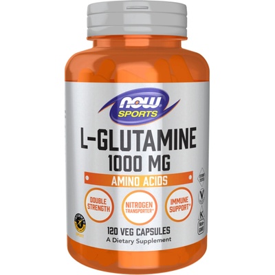 Now Foods L-Glutamine 1000 mg Double Strength 120 kapsúl