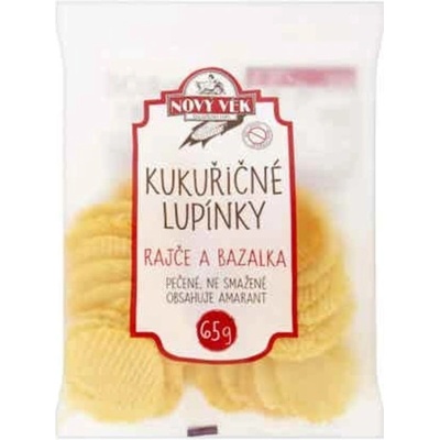 Nový Věk Kukuřičné lupínky Rajče a bazalka 65 g