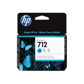 Image 1 of HP Ink 712 Cyan