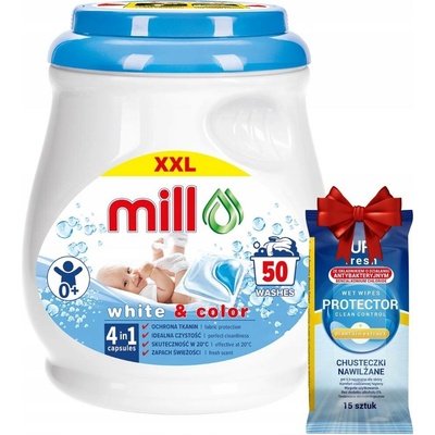 Mill Professional Caps kapsle na praní dětských 50 PD + Dárek