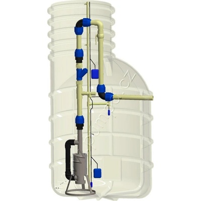 PUMPA Master set pro DN40 Pumpa INOX Morava 5-16-J 1,1kW 230V kabel 10m ZB00056464