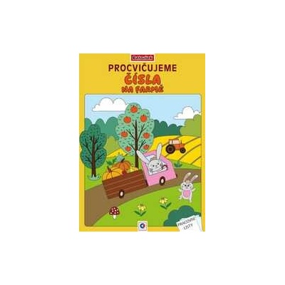 Omalovánka A4 Procvičujeme čísla Na farmě