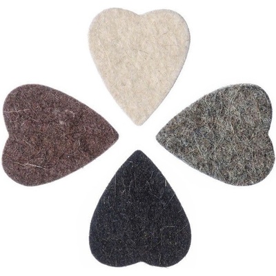 Timber Tones Felt Tones Heart Mixed 4-Pack