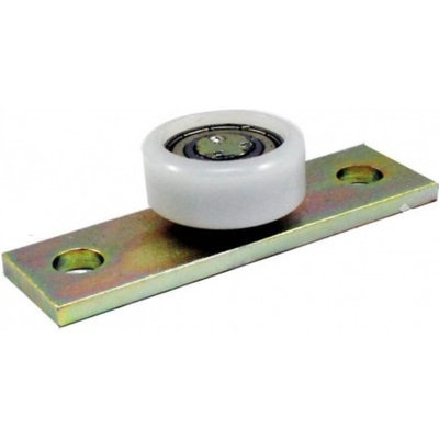 polyamidové vodící kolečko D-43, d-13, B-35, celková délka 120mm, s ložiskem