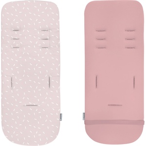 Kikkaboo Двулицева мемори подложка за количка Kikkaboo - Confetti, Pink (31106010109)