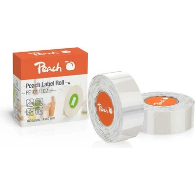 PEACH PE101 14 × 40 mm, 180 ks, transparentné