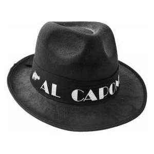 GoDan Gangster Hat Al Capone - black - 1 pc. universal