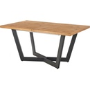 Halmar Massive svetlý dub/čierny