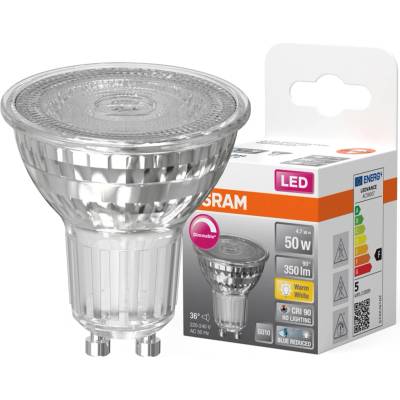 Osram 4058075613089 Reflektorová stmívatelná LED bodovka GU10 4,7 W PLUS, teplá bílá