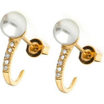 MPM ocelové z chirurgické oceli Earrings 8011 Gold
