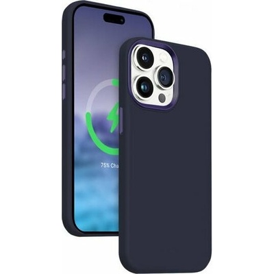 LUX Magnetic iPhone 15 Pro MagSafe Case Navy modré