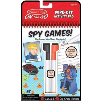 Melissa & Doug - Книжка с активности - Шпионски игри (40170)