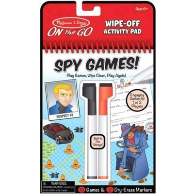 Melissa & Doug - Книжка с активности - Шпионски игри (40170)