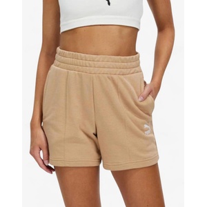 PUMA Classics Pintuck Shorts Brown - magazinko