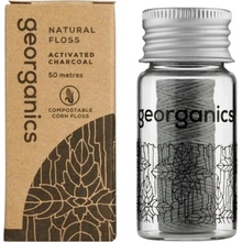 georganics Dental Floss Activated Charcoal 50 m