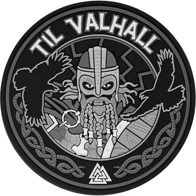 Nášivka M-Tac Til Valhall PVC Grey/Black