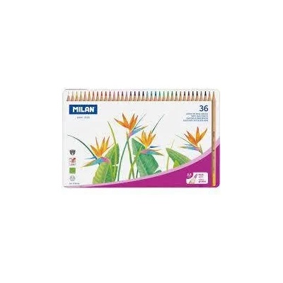 MILAN Цветни моливи milan 36 цвята, метална кутия