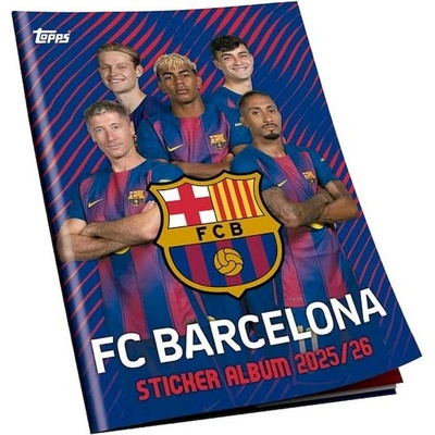 Topps Topps fotbalové samolepky a Barcelona 2025/2026 album