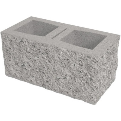 DITON Okrasná tvárnice trojstranná D1 400x195x190 mm bílá
