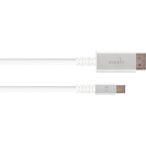 Moshi Кабел Mini DisplayPort към DisplayPort 4K/60fps - Moshi Mini DisplayPort to DisplayPort Cable 1.5m (4K/60fps) (150 см) (99MO041104)