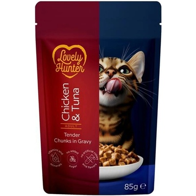 Lovely Hunter Cat Adult Chicken & Tuna 85 g