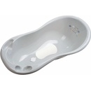 Maltex Vanička ZEBRA se špuntem a protiskluzovou podložkou Šedá