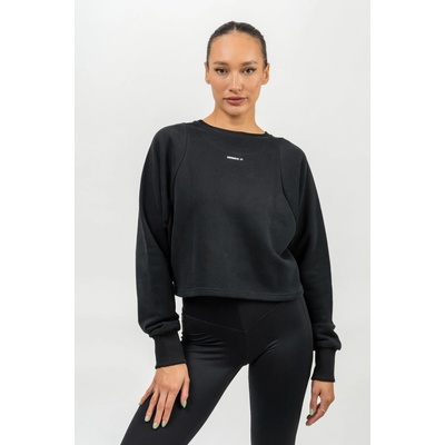 Nebbia Elite Essentials Crop mikina Gym Spirit 483 Black