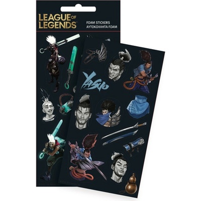 GIMSA League Of Legends LG nálepky penové 12ks