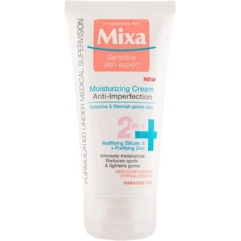 Image 1 of Mixa Moisturizing Cream Anti-Imperfections 2 in 1 50мл