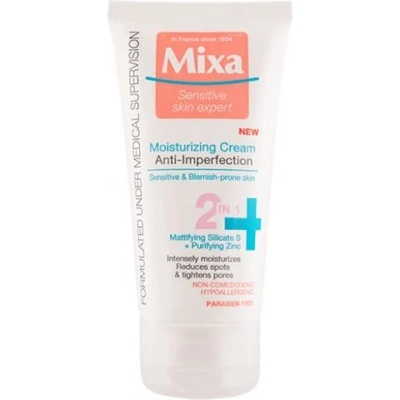 Mixa Moisturizing Cream Anti-Imperfections 2 in 1 50мл