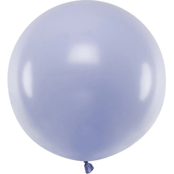 Party Deco Голям Латексов Балон, Пастел, Светло Лилаво, 60см