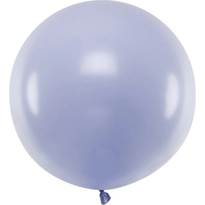 Party Deco Голям Латексов Балон, Пастел, Светло Лилаво, 60см