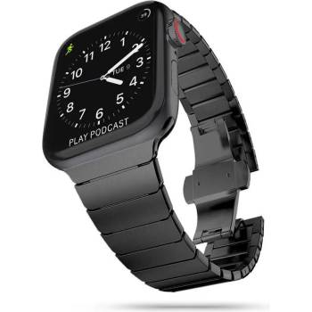 Tech-Protect Стоманена верижка за Apple Watch 4/5/6/7/8/9/SE/Ultra (44/45/49 mm) от Tech-Protect LinkBand - черна (5906735412765)