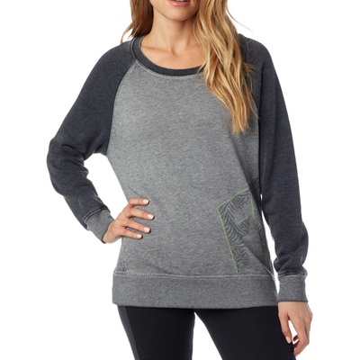 Fox Angled Po crew heather grey