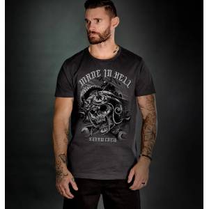 HYRAW мъжка тениска hyraw - road 666 - Графичен 666 - ss22-m28-tsh