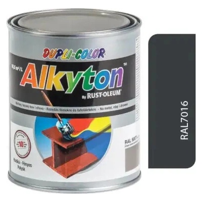 Alkyton 2v1 bez základu lesklá 5 l antracitová šedá